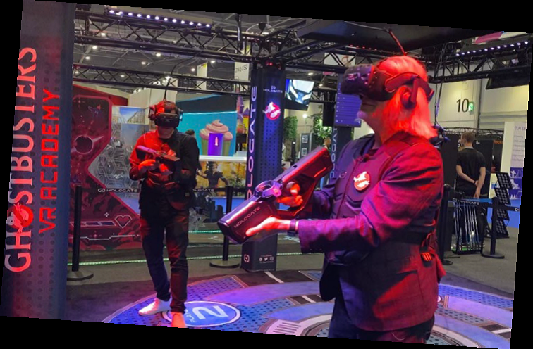 Bob joins the Ghostbusters VR Academy at IAAPA London