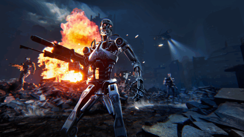 Terminator Uprising screen capture from Hero Zone's forthcoming free roam vr title. 