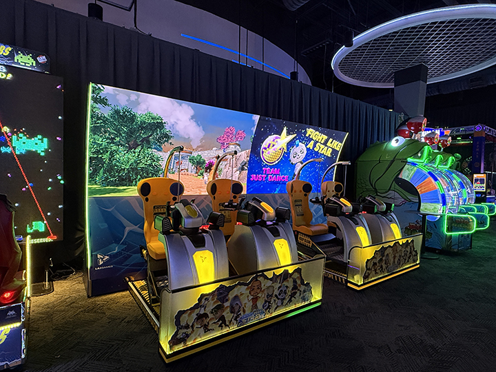 Prototype on test at Dave and Busters: Credit LAI Games