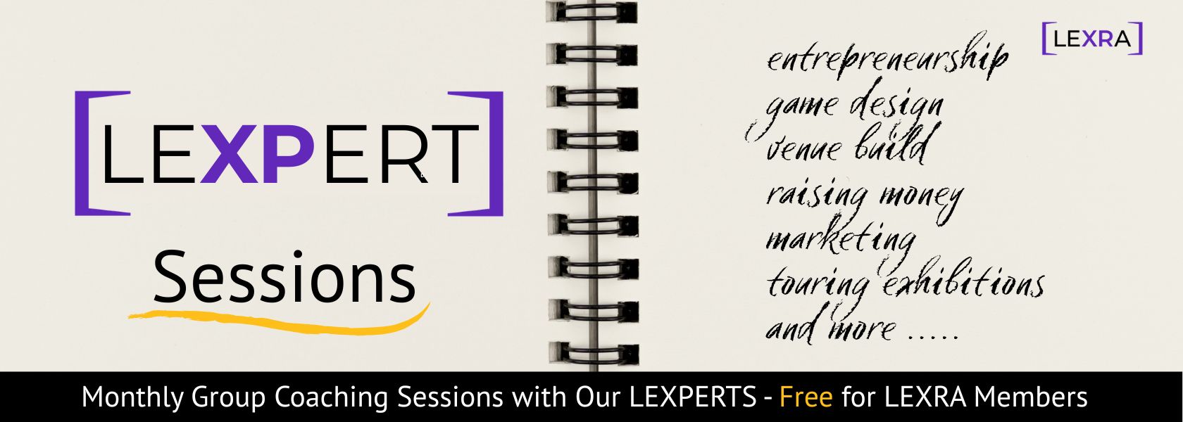 LEXPERT Sessions - LEXRA expert program cover