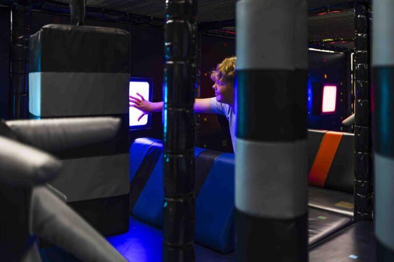 Pixel World interactive game room