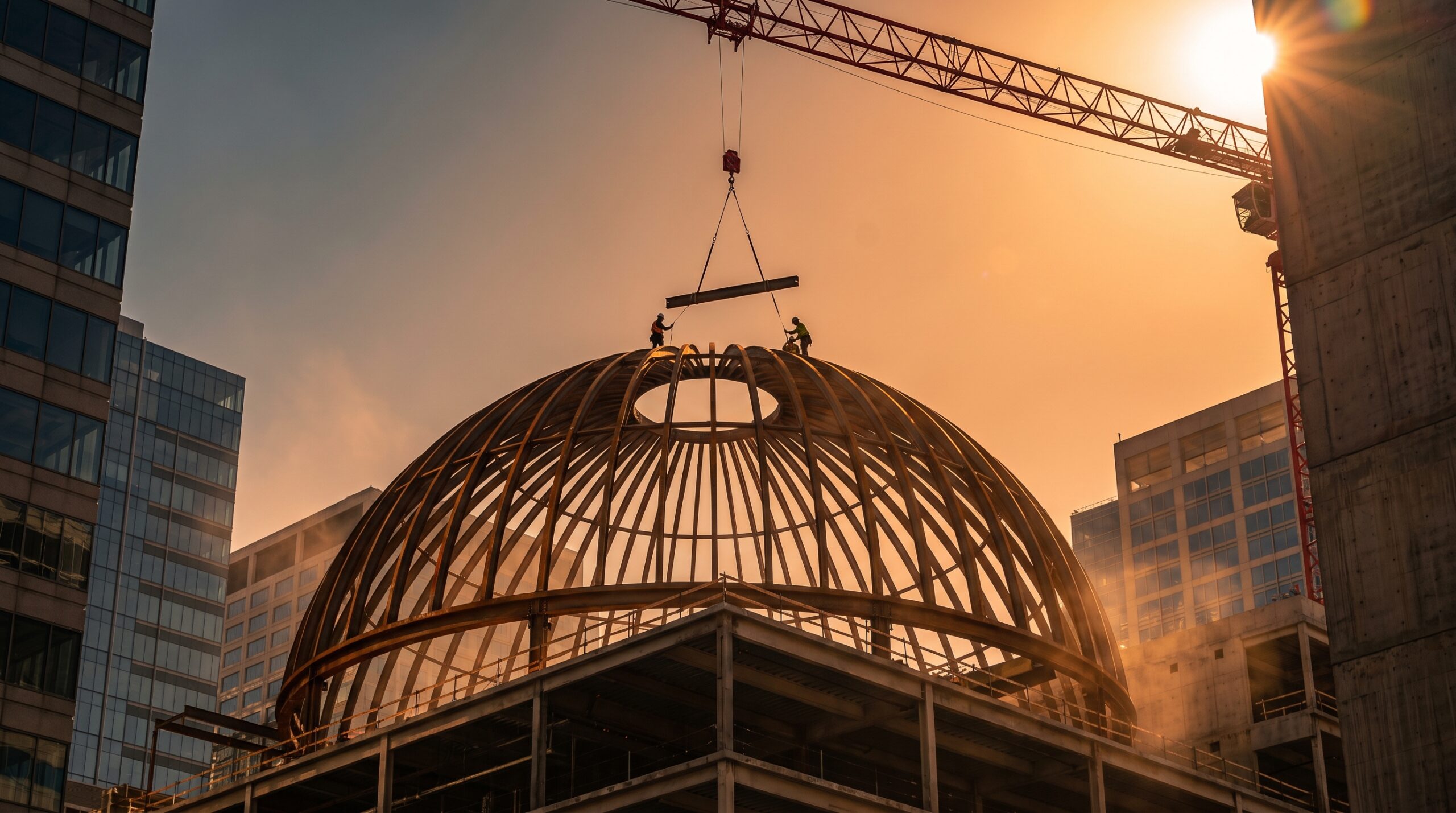 Cosm Cleveland’s LED Dome Venue Tops Out, With Rock Entertainment Group as Operator